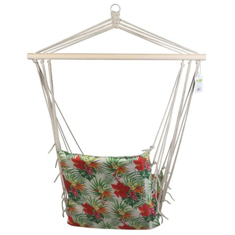 HAMAK FOTEL WISZĄCY BRAZYLIJSKI 100x50CM NATURA Z WSZYTĄ PODUSZKĄ TROPIC JUNGLE HAMAK FOTEL WISZĄCY BRAZYLIJSKI 100x50CM NATURA Z WSZYTĄ PODUSZKĄ TROPIC JUNGLE