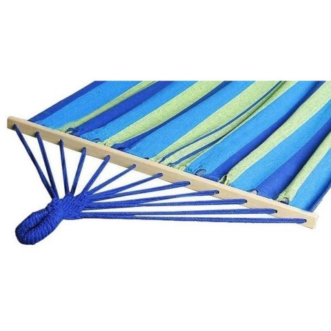 HAMAK OGRODOWY 1 OSOBOWY 200X100CM Z DRĄŻKIEM 1006048 HAMAK OGRODOWY 1 OSOBOWY 200X100CM Z DRĄŻKIEM 1006048