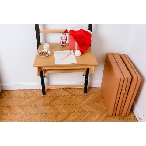 MATERAC GIMNASTYCZNY SKŁADANY BRĄZOWY 180CM BENCHK MATERAC GIMNASTYCZNY SKŁADANY BRĄZOWY 180CM BENCHK