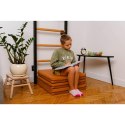 MATERAC GIMNASTYCZNY SKŁADANY BRĄZOWY 180CM BENCHK