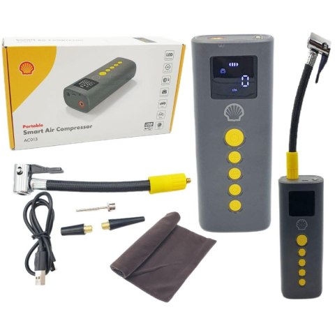 POMPKA AKUMULATOROWA KOMPRESOR TURYSTYCZNY ŁADOWANIE USB SHELL POMPKA AKUMULATOROWA KOMPRESOR TURYSTYCZNY ŁADOWANIE USB SHELL