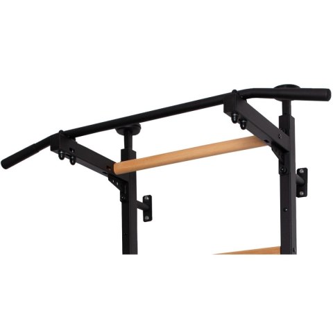 ROZPOROWA DRABINKA GIMNASTYCZNA DREWNIANO METALOWA Z METALOWYM DRĄŻKIEM W KOLORZE DĘBU BENCHK 511 ROZPOROWA DRABINKA GIMNASTYCZNA DREWNIANO METALOWA Z METALOWYM DRĄŻKIEM W KOLORZE DĘBU BENCHK 511