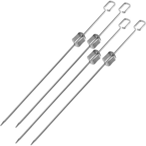 SZPIKULEC DO SZASZŁYKÓW 4SZT DŁ. 40,5CM STAL NIERDZEWNA SZPIKULEC DO SZASZŁYKÓW 4SZT DŁ. 40,5CM STAL NIERDZEWNA