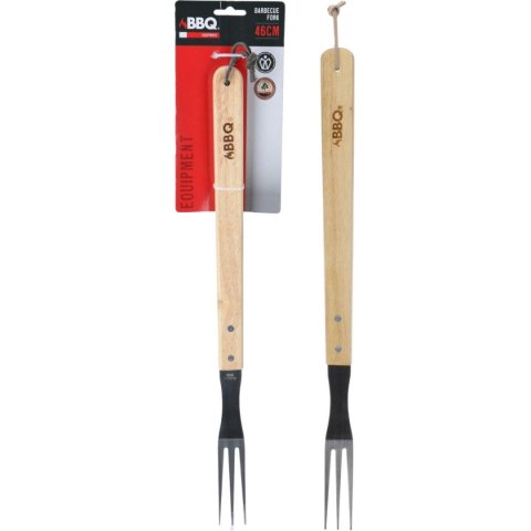 WIDELEC DO GRILLA 46CM Z DREWNIANĄ RĄCZKĄ WIDELEC DO GRILLA 46CM Z DREWNIANĄ RĄCZKĄ