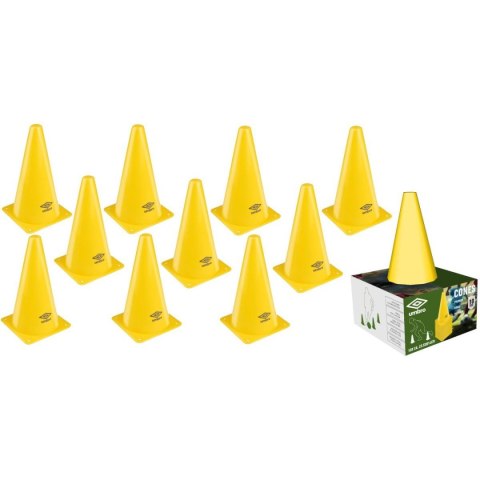 ZESTAW 10 PACHOŁKÓW TRENINGOWYCH 23,5CM UMBRO