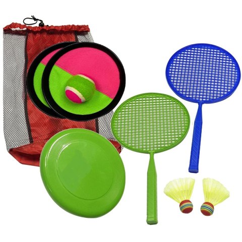 ZESTAW GIER OUTDOOR NA PLAŻĘ 3W1 ENERO TOYS ZESTAW GIER OUTDOOR NA PLAŻĘ 3W1 ENERO TOYS