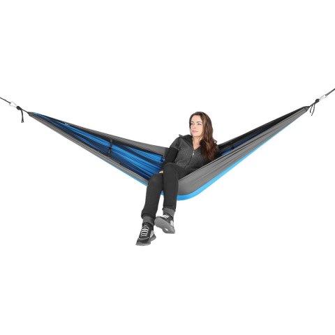 HAMAK TURYSTYCZNY 2 OSOBOWY 270X140CM Z MOSKITIERĄ NIEBIESKI HAMAK TURYSTYCZNY 2 OSOBOWY 270X140CM Z MOSKITIERĄ NIEBIESKI