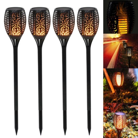 LAMPA SOLARNA POCHODNIA TAŃCZĄCE PŁOMYKI 10X10X79CM 36 LED LAMPA SOLARNA POCHODNIA TAŃCZĄCE PŁOMYKI 10X10X79CM 36 LED