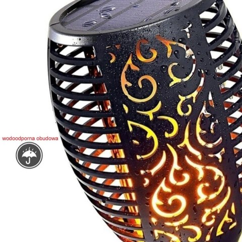 POCHODNIA SOLARNA TAŃCZĄCE PŁOMYKI 12X12X78CM 36 LED XXXL POCHODNIA SOLARNA TAŃCZĄCE PŁOMYKI 12X12X78CM 36 LED XXXL