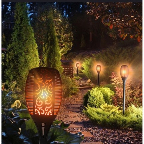 POCHODNIA SOLARNA TAŃCZĄCE PŁOMYKI 12X12X78CM 36 LED XXXL POCHODNIA SOLARNA TAŃCZĄCE PŁOMYKI 12X12X78CM 36 LED XXXL