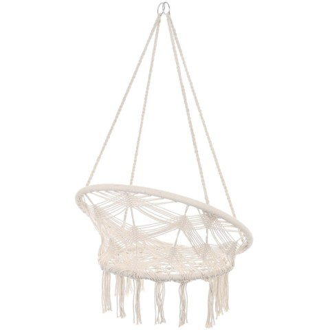 HAMAK AŻUROWY FOTEL WISZĄCY BOCIANIE GNIAZDO 80x60CM BIAŁY NEW STYL HAMAK AŻUROWY FOTEL WISZĄCY BOCIANIE GNIAZDO 80x60CM BIAŁY NEW STYL