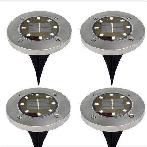 LAMPA SOLARNA 8 LED SMD DO WBICIA W PODŁOŻE KPL.4SZT LAMPA SOLARNA 8 LED SMD DO WBICIA W PODŁOŻE KPL.4SZT