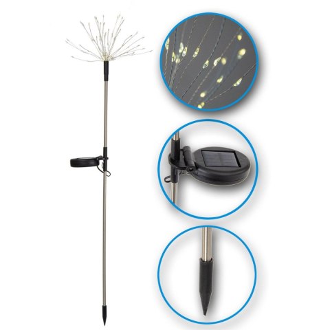 LAMPA SOLARNA DMUCHAWIEC DRZEWKO FAJERWERKI 80CM 90 LED LAMPA SOLARNA DMUCHAWIEC DRZEWKO FAJERWERKI 80CM 90 LED