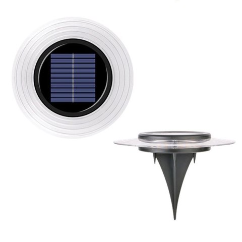LAMPA SOLARNA DYSKOWA 28 LED DO WBICIA W GRUNT LUB MONTAŻU NA ŚCIANIE LAMPA SOLARNA DYSKOWA 28 LED DO WBICIA W GRUNT LUB MONTAŻU NA ŚCIANIE
