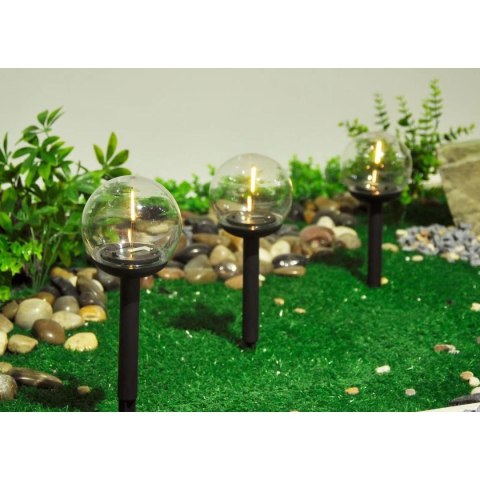 LAMPA SOLARNA KULA OZDOBNA 10X34.5CM LAMPA SOLARNA KULA OZDOBNA 10X34.5CM