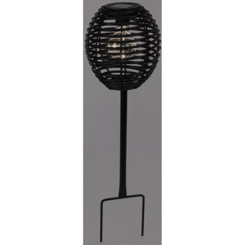 LAMPA SOLARNA KULA RATTAN CZARNA PROGARDEN LAMPA SOLARNA KULA RATTAN CZARNA PROGARDEN