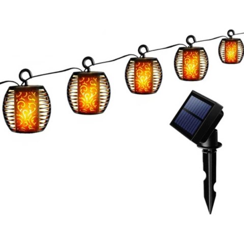 LAMPA SOLARNA KULE OGNIOWE 7CM 5SZT LAMPA SOLARNA KULE OGNIOWE 7CM 5SZT