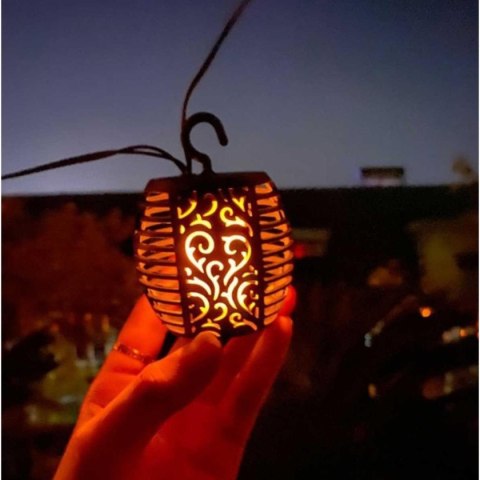 LAMPA SOLARNA KULE OGNIOWE 7CM 5SZT LAMPA SOLARNA KULE OGNIOWE 7CM 5SZT