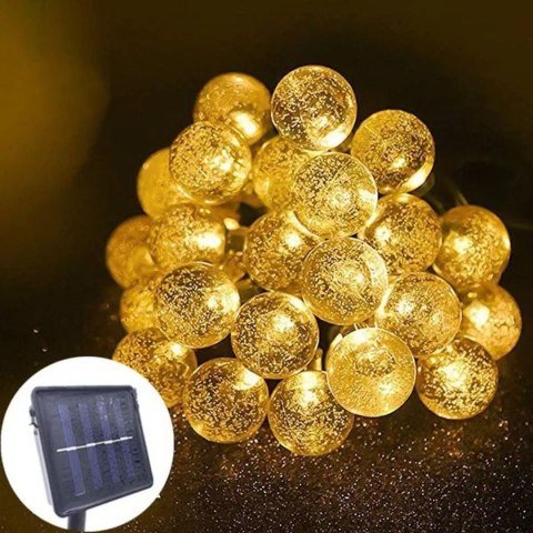 LAMPA SOLARNA OGRODOWA GIRLANDA ŁAŃCUCH SOLARNY 4,9M 40LED CIEPŁY BIAŁY LAMPA SOLARNA OGRODOWA GIRLANDA ŁAŃCUCH SOLARNY 4,9M 40LED CIEPŁY BIAŁY
