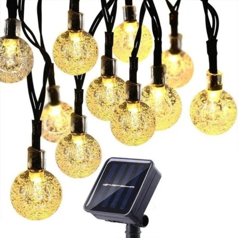 LAMPA SOLARNA OGRODOWA GIRLANDA ŁAŃCUCH SOLARNY 4,9M 40LED CIEPŁY BIAŁY LAMPA SOLARNA OGRODOWA GIRLANDA ŁAŃCUCH SOLARNY 4,9M 40LED CIEPŁY BIAŁY