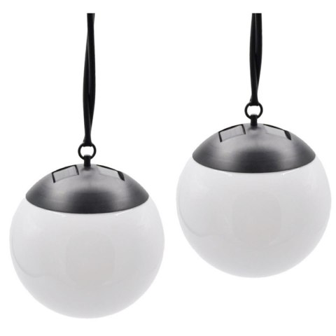 LAMPA SOLARNA PLASTIKOWA KULA WISZĄCA 20CM LAMPA SOLARNA PLASTIKOWA KULA WISZĄCA 20CM
