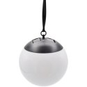 LAMPA SOLARNA PLASTIKOWA KULA WISZĄCA 20CM