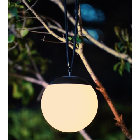 LAMPA SOLARNA PLASTIKOWA KULA WISZĄCA 20CM LAMPA SOLARNA PLASTIKOWA KULA WISZĄCA 20CM