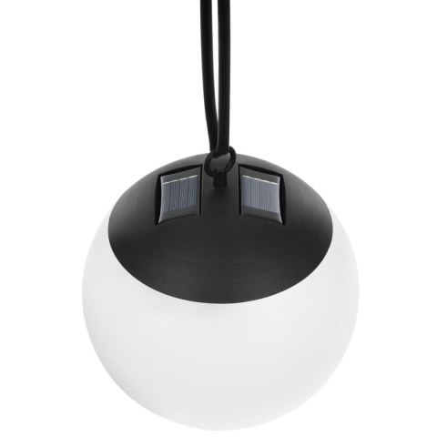 LAMPA SOLARNA PLASTIKOWA KULA WISZĄCA 20CM LAMPA SOLARNA PLASTIKOWA KULA WISZĄCA 20CM