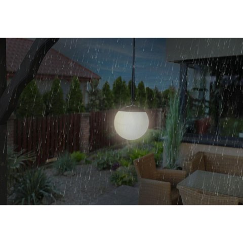 LAMPA SOLARNA PLASTIKOWA KULA WISZĄCA 20CM LAMPA SOLARNA PLASTIKOWA KULA WISZĄCA 20CM