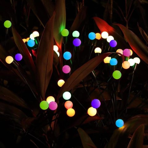 LAMPA SOLARNA TAŃCZĄCE NA WIETRZE KULECZKI KOLOROWE 6 LED 72CM LAMPA SOLARNA TAŃCZĄCE NA WIETRZE KULECZKI KOLOROWE 6 LED 72CM