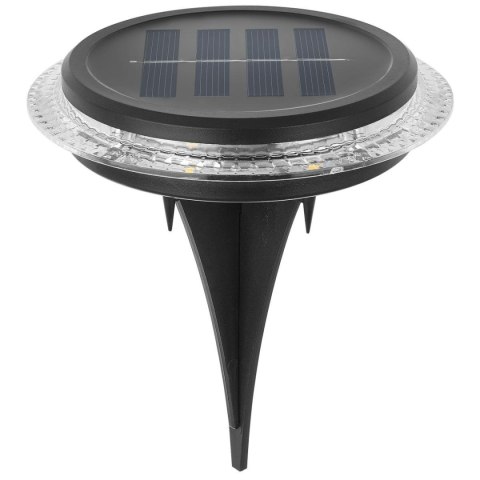 LAMPY SOLARNE DYSKOWE DO WBICIA W GRUNT LUB MONTAŻU NA ŚCIANIE 2SZT LAMPY SOLARNE DYSKOWE DO WBICIA W GRUNT LUB MONTAŻU NA ŚCIANIE 2SZT