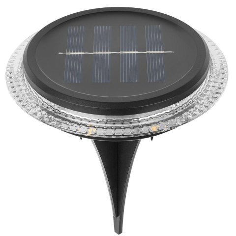 LAMPY SOLARNE DYSKOWE DO WBICIA W GRUNT LUB MONTAŻU NA ŚCIANIE 2SZT LAMPY SOLARNE DYSKOWE DO WBICIA W GRUNT LUB MONTAŻU NA ŚCIANIE 2SZT