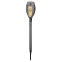 POCHODNIA LAMPA SOLARNA TAŃCZĄCE PŁOMYKI 12 LED SMD 7,5x7,5x46,5CM KPL 5SZT