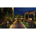 POCHODNIA LAMPA SOLARNA TAŃCZĄCE PŁOMYKI 12 LED SMD 7,5x7,5x46,5CM SZARA - 12szt
