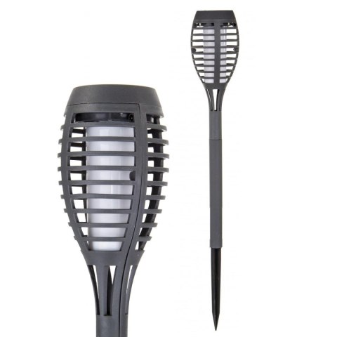 POCHODNIA LAMPA SOLARNA TAŃCZĄCE PŁOMYKI 12 LED SMD 7,5x7,5x46,5CM SZARA POCHODNIA LAMPA SOLARNA TAŃCZĄCE PŁOMYKI 12 LED SMD 7,5x7,5x46,5CM SZARA