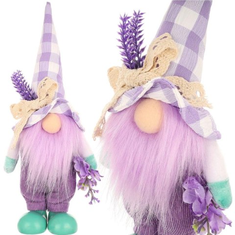 SKRZAT GNOM 25CM Z LAWENDĄ BOY DEKORACJA WIOSENNA SKRZAT GNOM 25CM Z LAWENDĄ BOY DEKORACJA WIOSENNA