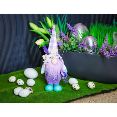 SKRZAT GNOM 25CM Z LAWENDĄ BOY DEKORACJA WIOSENNA SKRZAT GNOM 25CM Z LAWENDĄ BOY DEKORACJA WIOSENNA