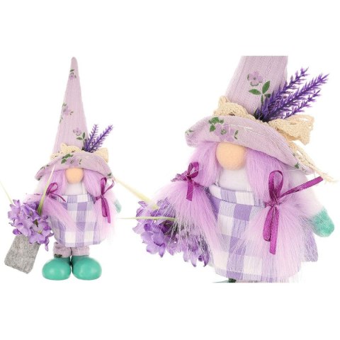 SKRZAT GNOM 25CM Z LAWENDĄ GIRL DEKORACJA WIOSENNA SKRZAT GNOM 25CM Z LAWENDĄ GIRL DEKORACJA WIOSENNA