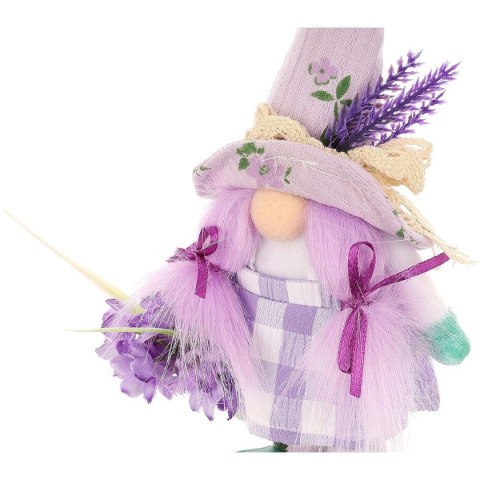 SKRZAT GNOM 25CM Z LAWENDĄ GIRL DEKORACJA WIOSENNA SKRZAT GNOM 25CM Z LAWENDĄ GIRL DEKORACJA WIOSENNA