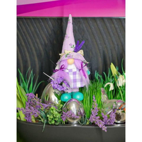 SKRZAT GNOM 25CM Z LAWENDĄ GIRL DEKORACJA WIOSENNA SKRZAT GNOM 25CM Z LAWENDĄ GIRL DEKORACJA WIOSENNA
