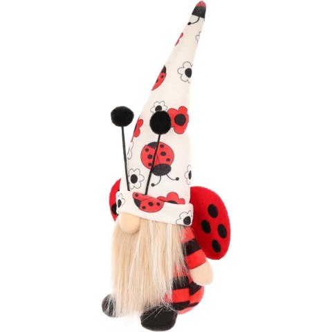 SKRZAT GNOM BIEDRONKA BOY 24CM DEKORACJA WIOSENNA SKRZAT GNOM BIEDRONKA BOY 24CM DEKORACJA WIOSENNA