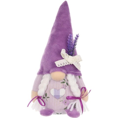 SKRZAT GNOM LAWENDA GIRL 20CM DEKORACJA WIOSENNA SKRZAT GNOM LAWENDA GIRL 20CM DEKORACJA WIOSENNA