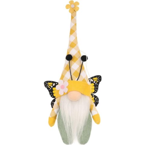SKRZAT GNOM MOTYL ŻÓŁTY 25CM DEKORACJA WIOSENNA SKRZAT GNOM MOTYL ŻÓŁTY 25CM DEKORACJA WIOSENNA