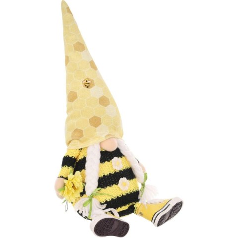 SKRZAT GNOM SIEDZĄCY PSZCZÓŁKA 35+6CM W TRAMPKACH DEKORACJA WIOSENNA SKRZAT GNOM SIEDZĄCY PSZCZÓŁKA 35+6CM W TRAMPKACH DEKORACJA WIOSENNA