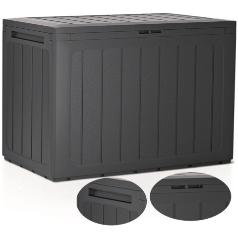 SKRZYNIA OGRODOWA 190L ANTRACYT BOARDEBOX SKRZYNIA OGRODOWA 190L ANTRACYT BOARDEBOX