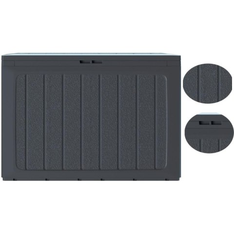 SKRZYNIA OGRODOWA 190L ANTRACYT BOARDEBOX SKRZYNIA OGRODOWA 190L ANTRACYT BOARDEBOX