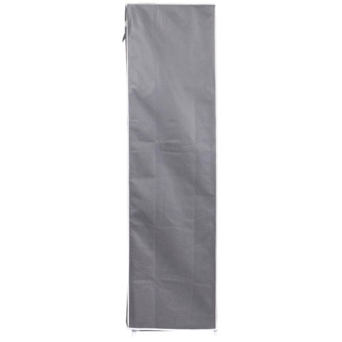 SZAFA TEKSTYLNA GARDEROBA 90x45x170CM CIEMNO-SZARA 8811 SZAFA TEKSTYLNA GARDEROBA 90x45x170CM CIEMNO-SZARA 8811