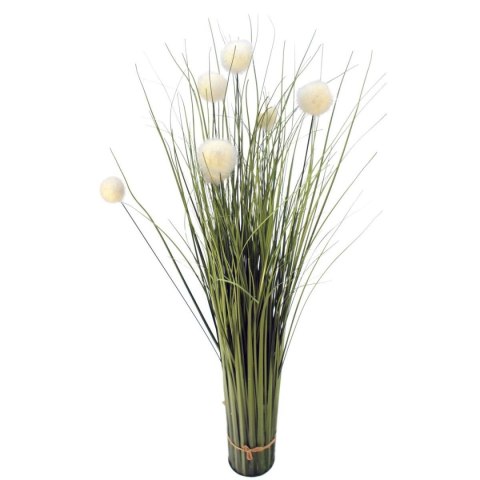 SZTUCZNA TRAWA FEJKA JAK ŻYWA Z BIAŁYMI KULKAMI 70 CM SZTUCZNA TRAWA FEJKA JAK ŻYWA Z BIAŁYMI KULKAMI 70 CM