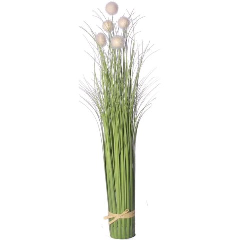 SZTUCZNA TRAWA FEJKA JAK ŻYWA Z BIAŁYMI KULKAMI 70 CM SZTUCZNA TRAWA FEJKA JAK ŻYWA Z BIAŁYMI KULKAMI 70 CM