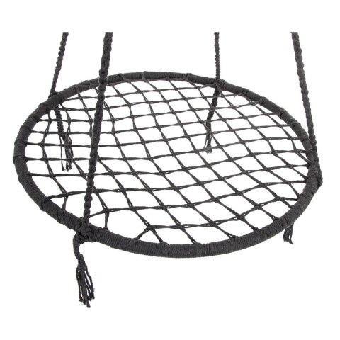 HAMAK OGRODOWY HUŚTAWKA BOCIANIE GNIAZDO 80CM SZARA HAMAK OGRODOWY HUŚTAWKA BOCIANIE GNIAZDO 80CM SZARA